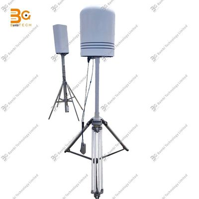Detector de UAV TDOA+AOA con 100MHZ-6GHZ Proporciona detección de 360 grados