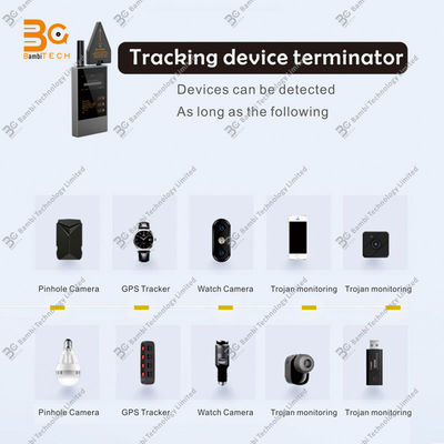 Detector inalámbrico profesional Detector de radiofrecuencia digital Wifi anti GPSGSM 50MHz-8GHZ