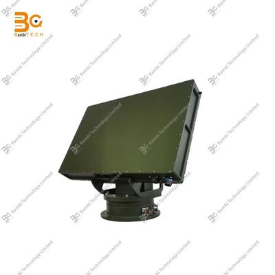Detector de radar de drones UAV de precisión ajustable de banda Ku de larga distancia de 3 km