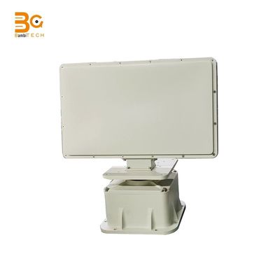Detector de radar de banda Ku de matriz en fase activa de 5 km, frecuencia ajustable, detección Doppler por pulsos de 360 grados