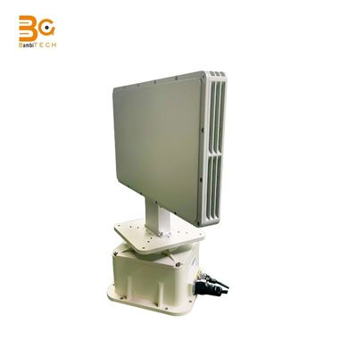 Detector de radar de banda Ku de matriz en fase activa de 5 km, frecuencia ajustable, detección Doppler por pulsos de 360 grados