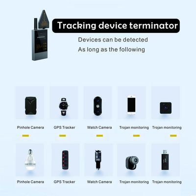 Detector inalámbrico especial de seguimiento anti GPS GSM Wiretap Wifi cámara de radiofrecuencia digital detector de radiofrecuencia cazador barrido