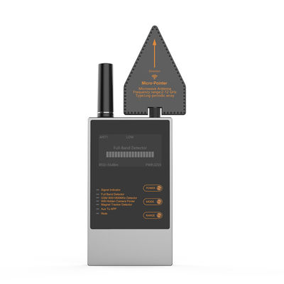 Detector de radiofrecuencia de seguridad Hunter Sweeper Detector inalámbrico Anti rastreo GPS Interceptación telefónica GSM Cámara Wifi Digital