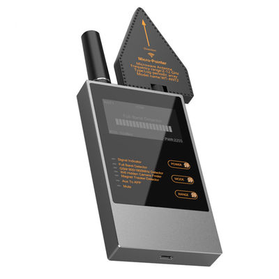 Detector de radiofrecuencia de seguridad Hunter Sweeper Detector inalámbrico Anti rastreo GPS Interceptación telefónica GSM Cámara Wifi Digital