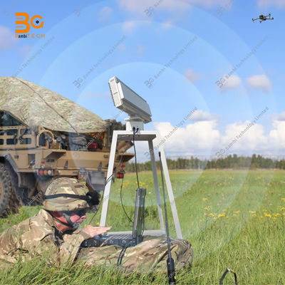 10km + banda X de alta velocidad pulso 9.4-9.6GHz detección de drones de radar Doppler