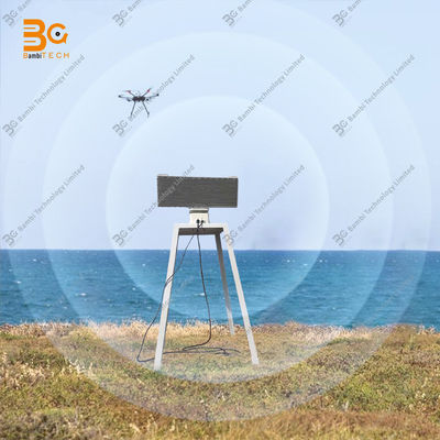 10km + banda X de alta velocidad pulso 9.4-9.6GHz detección de drones de radar Doppler